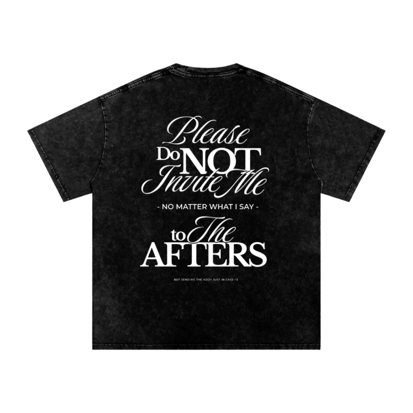I Said It Nicely | Acid Wash Oversized T-Shirt