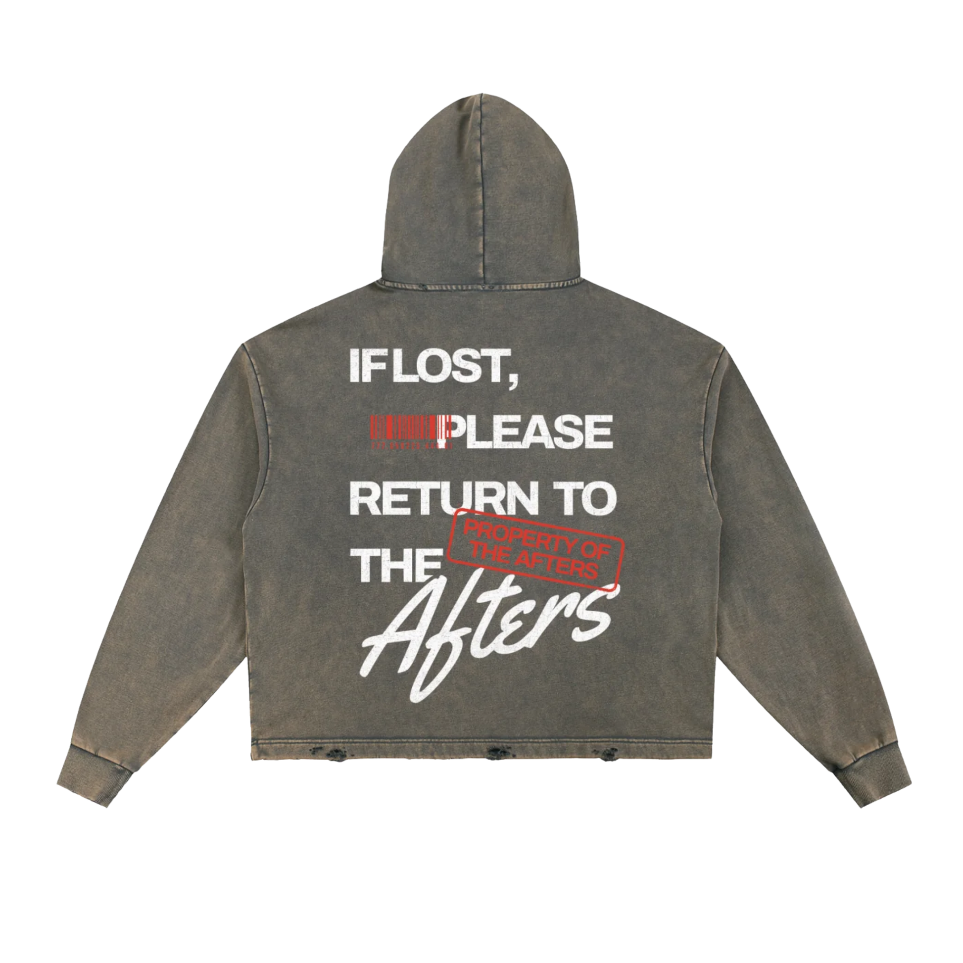 Return to Afters | Vintage Washed Boxy Cut Hoodie