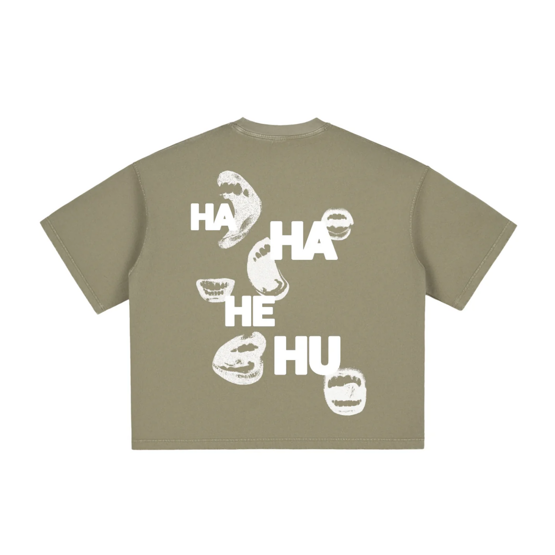 Ha Ha He Hu | Vintage Washed Boxy T-Shirt