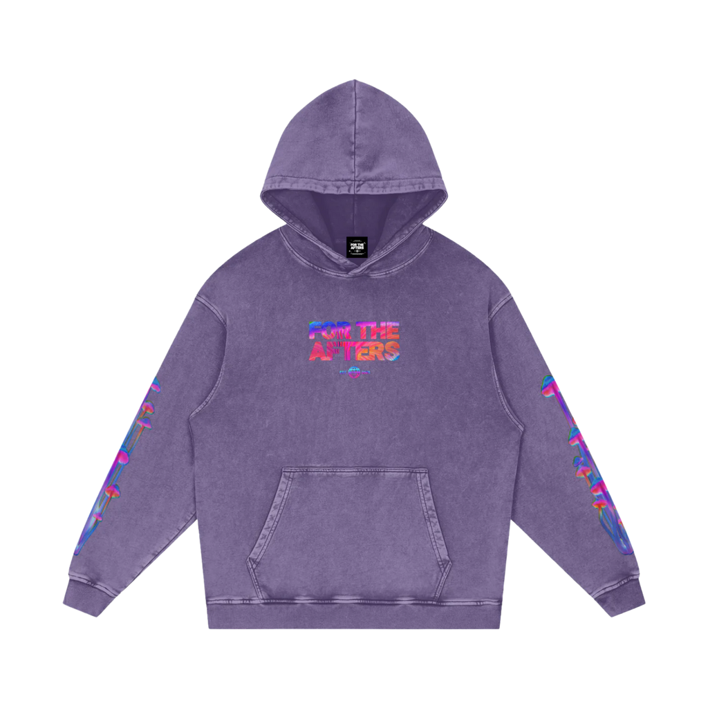 Psilocybine | Hoodie surdimensionné délavé à l'acide