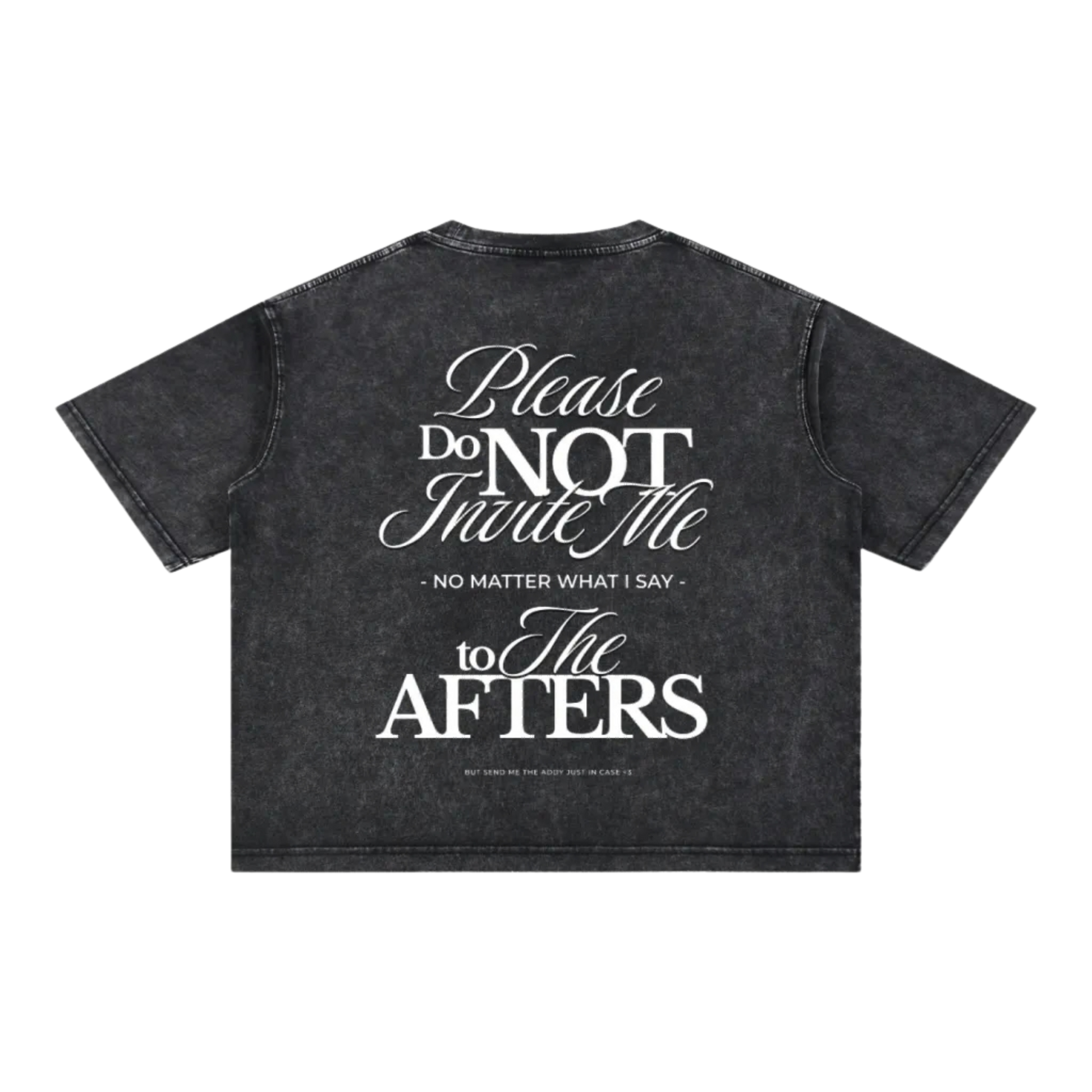 Je l'ai dit gentiment | T-shirt ample délavé aux minéraux