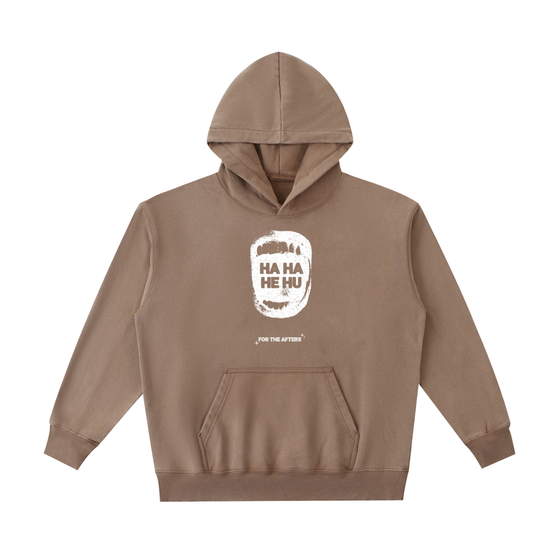 Ha Ha He Hoodie | Vintage Washed Heavyweight Hoodie