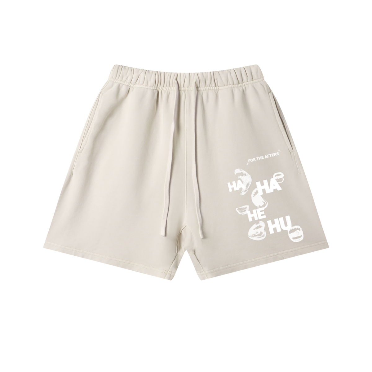 Ha Ha He Hu... Shorts :) | Unisex Vintage Wash Cotton Shorts