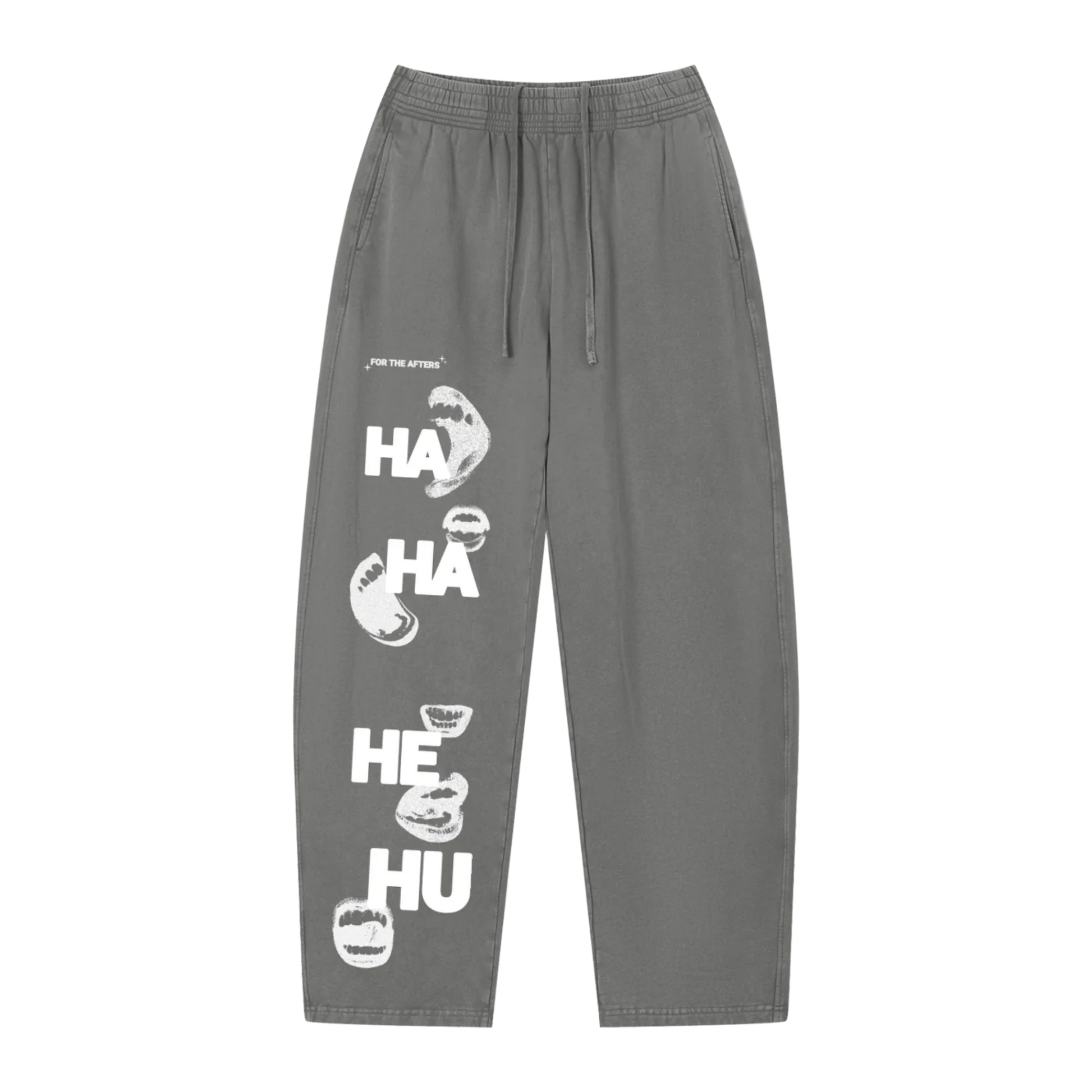 Ha Ha He Hu... Sweatpants :) | Unisex Barrel Leg Sweatpants