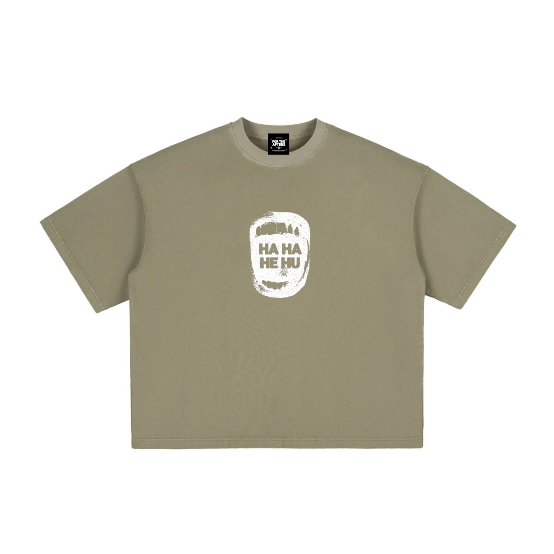 Ha Ha He Hu | Vintage Washed Boxy T-Shirt