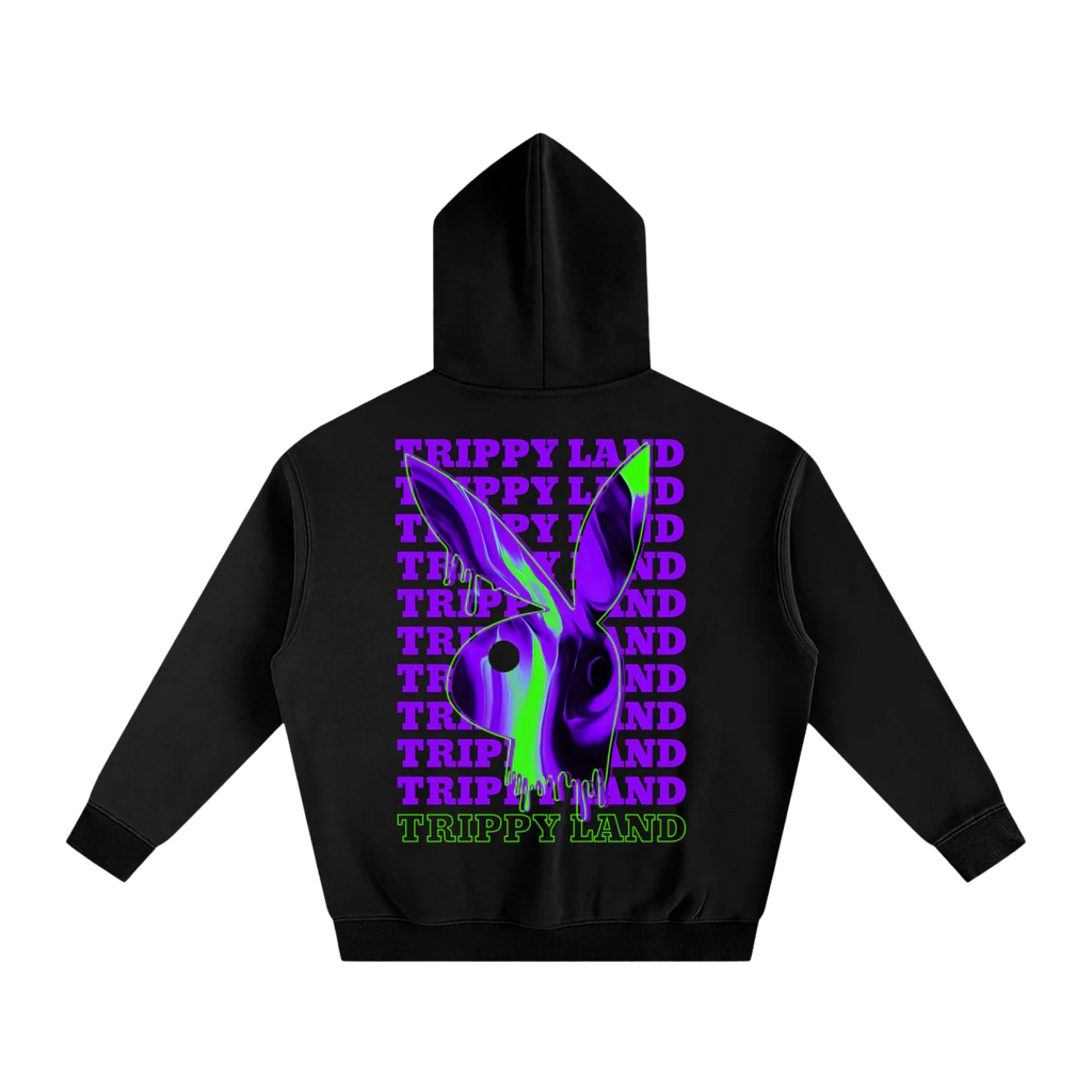 Trippy Land | Sweat à capuche polaire oversize
