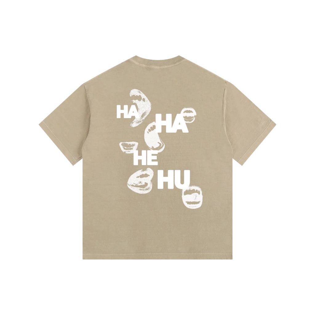 Ha Ha He Hu | Vintage Washed Oversized T-Shirt