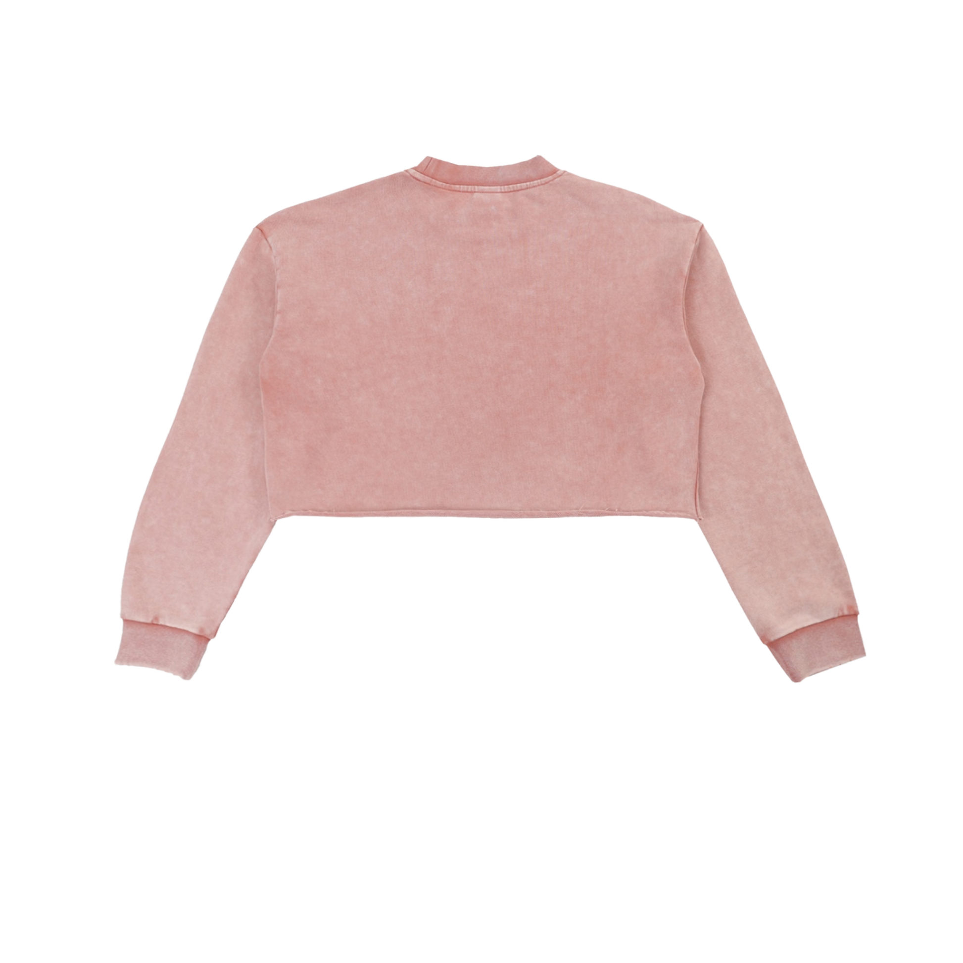 No Broke Boys | Sweat-shirt court à bord brut délavé