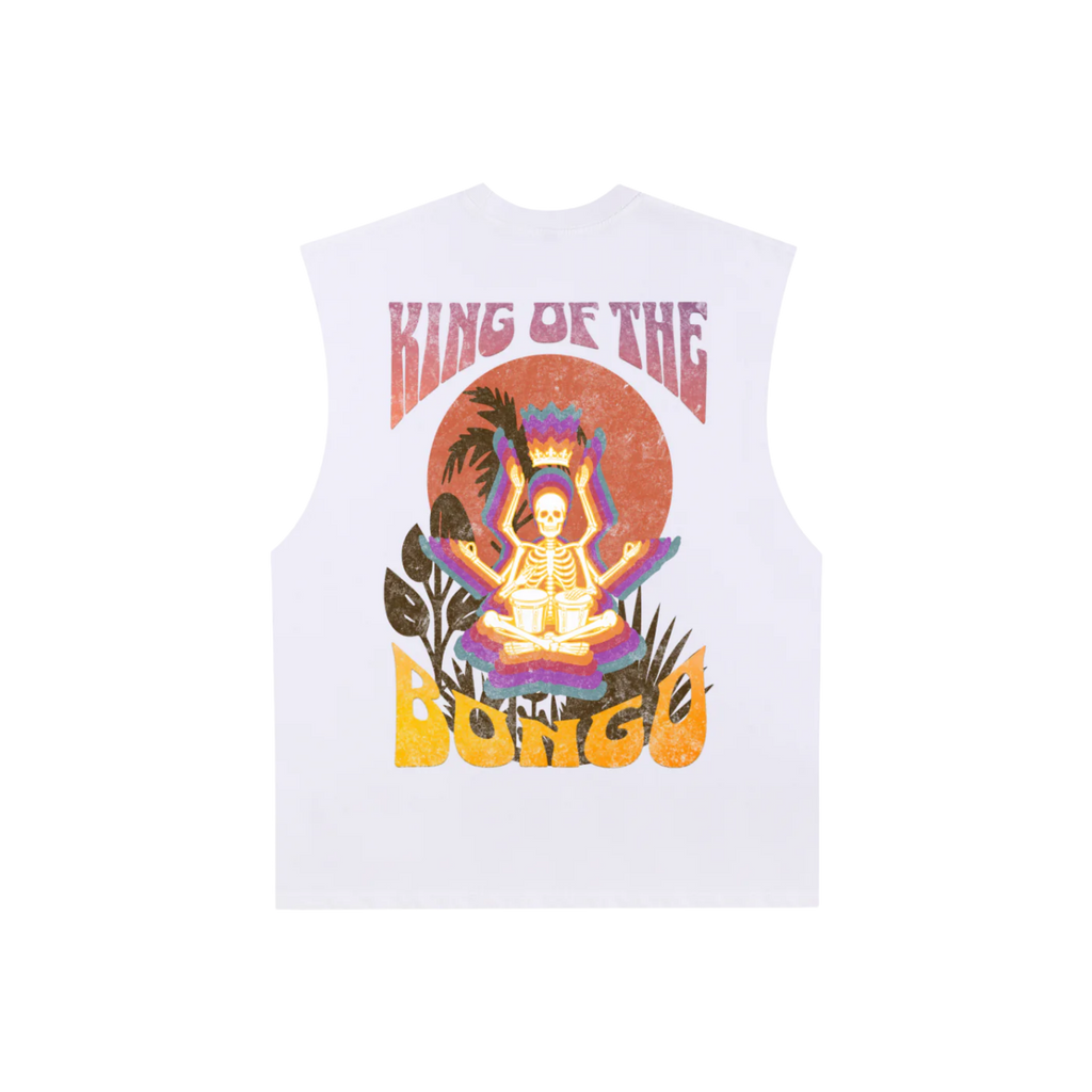 Bongo Bong | Raw Edge Cotton Tank Top