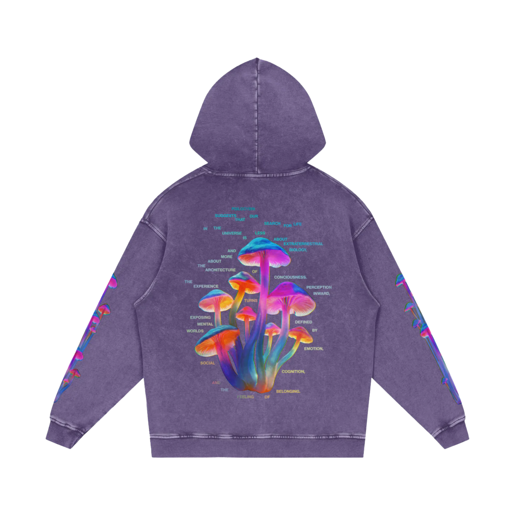 Psilocybin | Acid Washed Oversized Hoodie