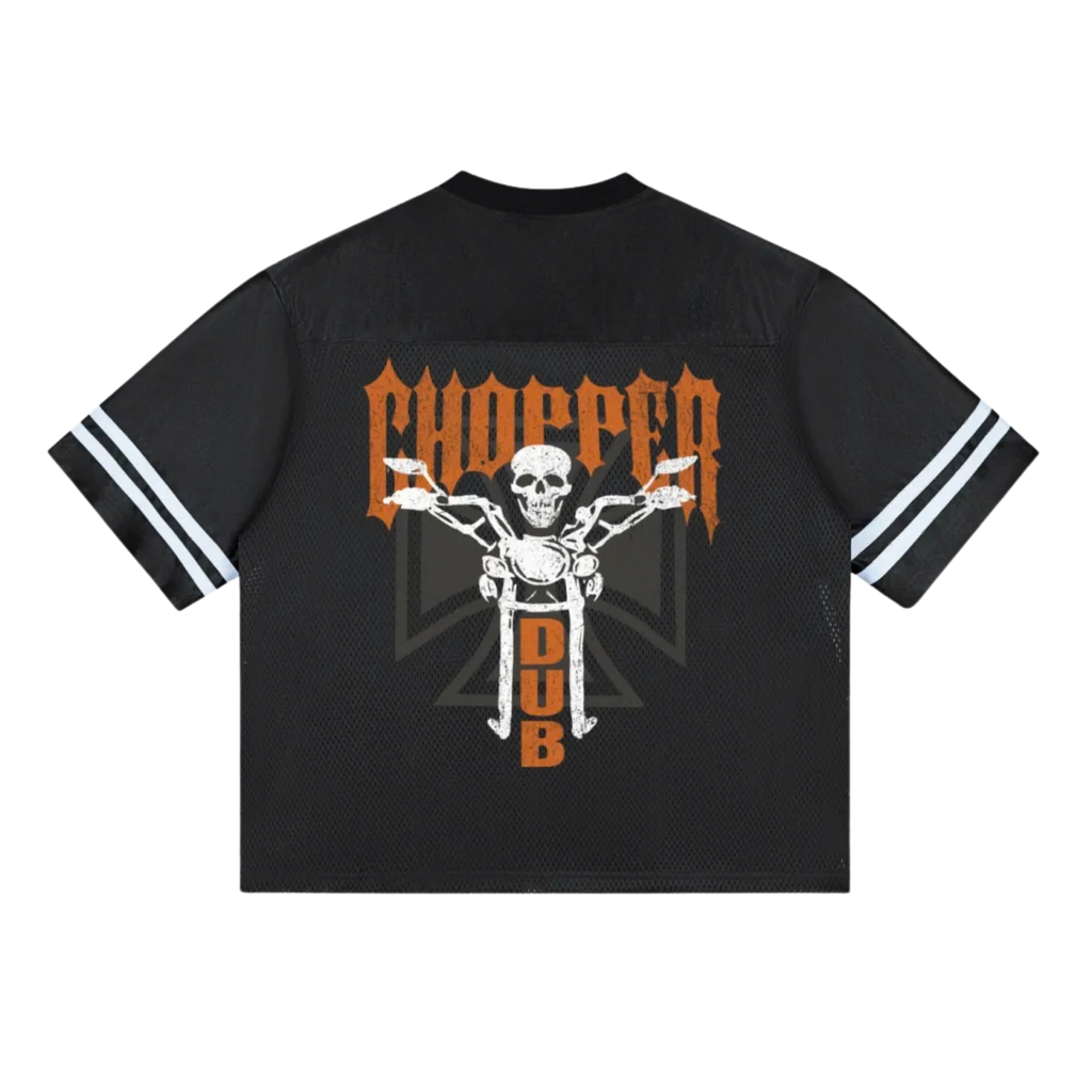 Maillot en résille avec logo Chopper Dub