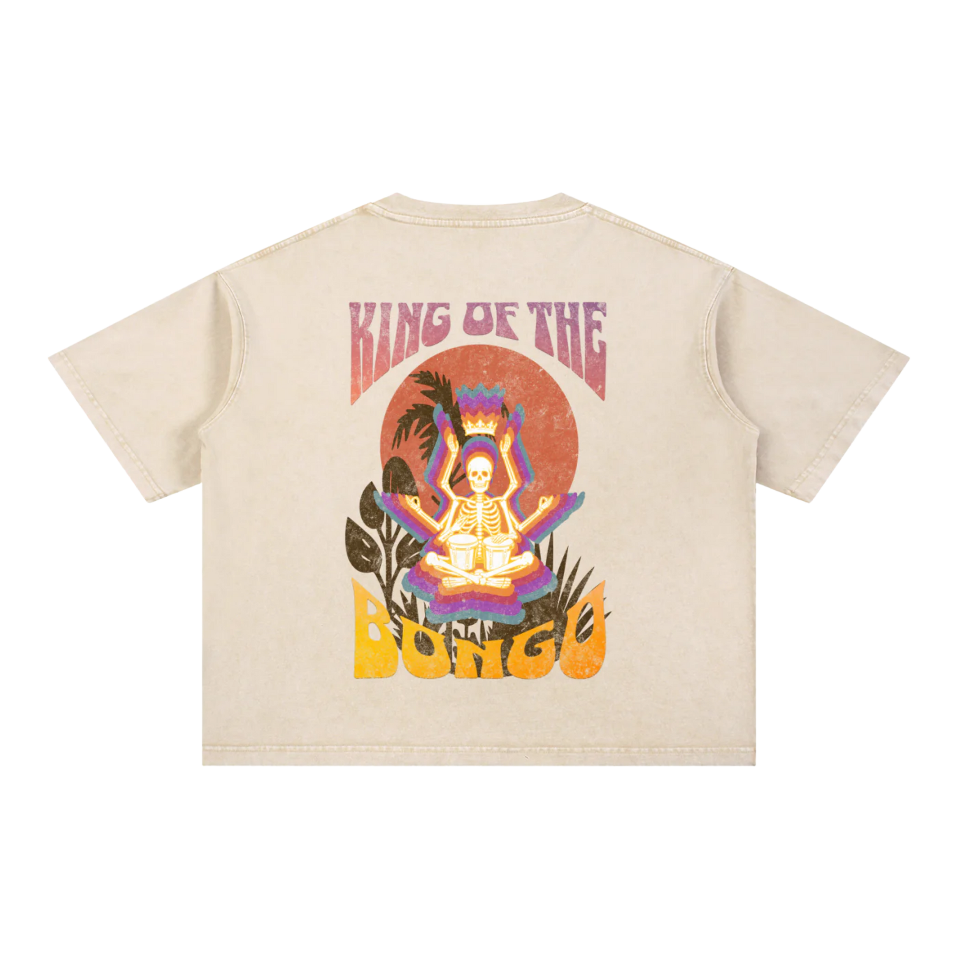 Bongo Bong | Mineral Wash Boxy Cotton T-Shirt