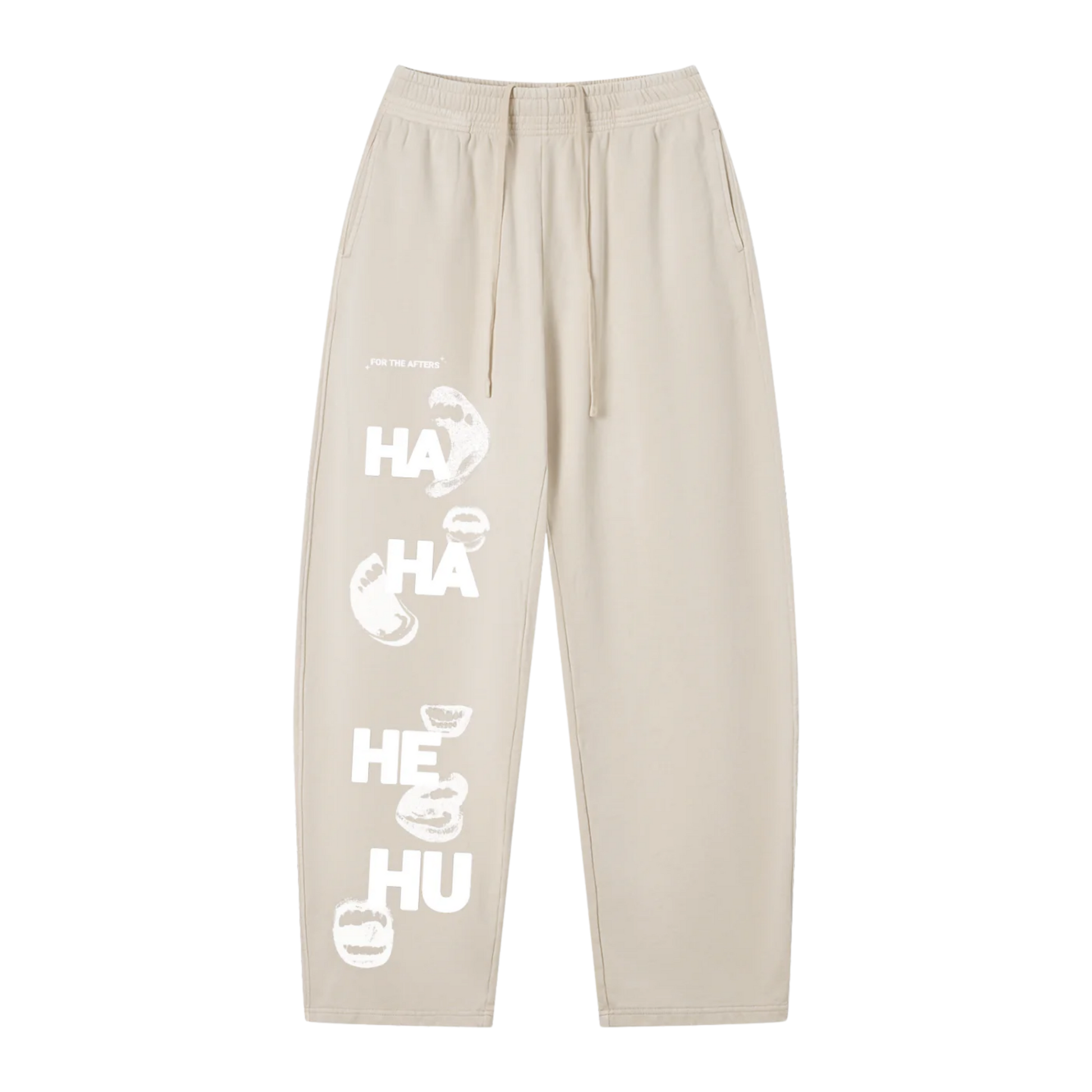 Ha Ha He Hu... Sweatpants :) | Unisex Barrel Leg Sweatpants