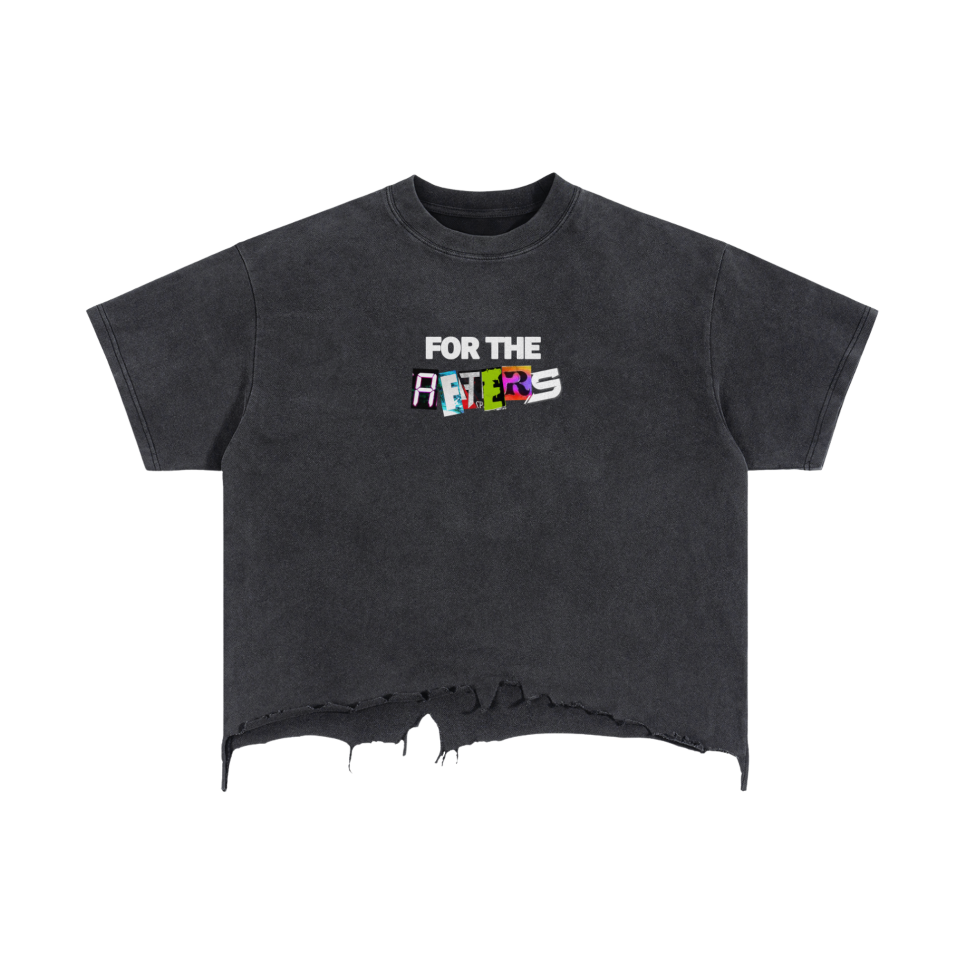 Do Not Invite Me! (Unless...) | Vintage Wash Boxy Distressed Hem T-Shirt