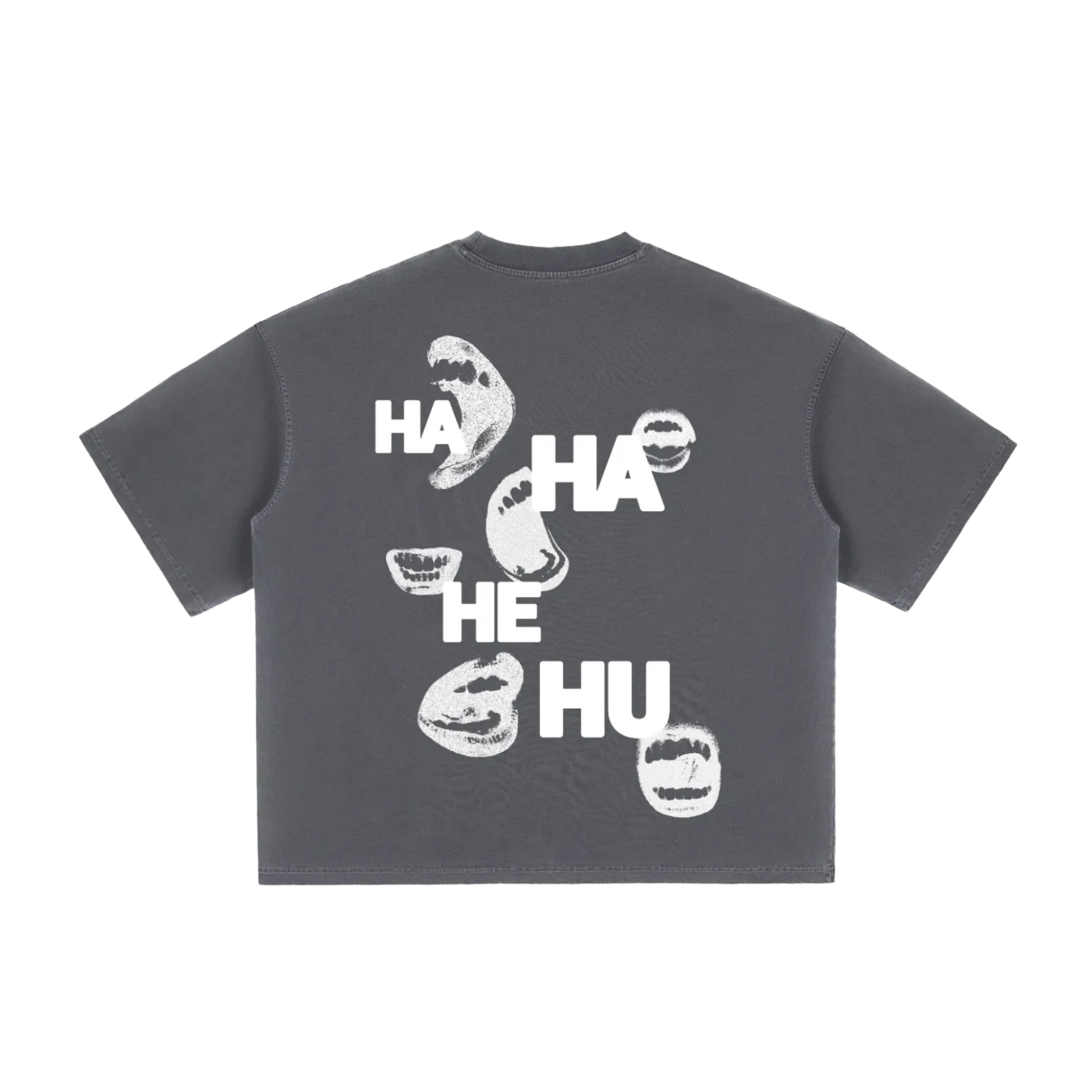 Ha Ha He Hu | Vintage Washed Boxy T-Shirt