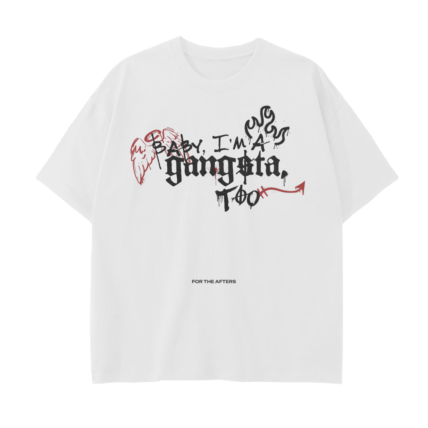 Gangsta Who? - Drop Shoulder T-Shirt