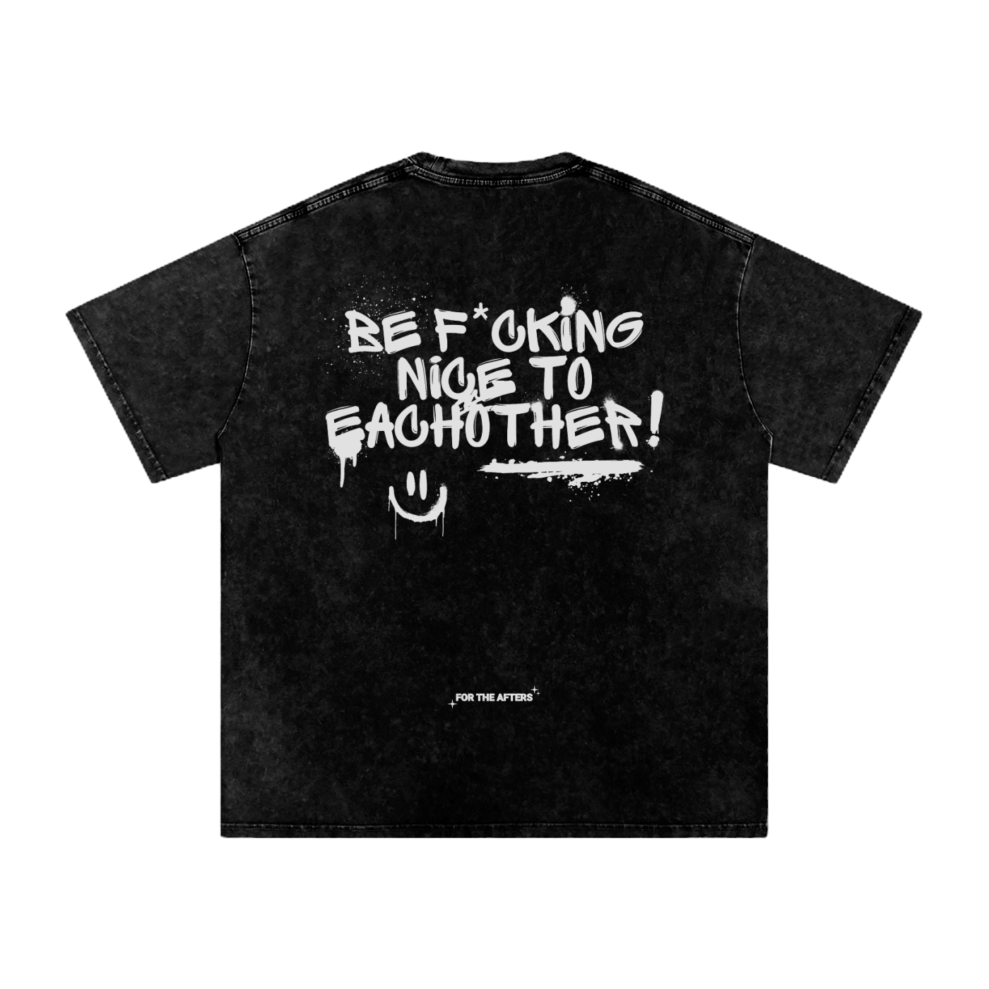 What He Said | Acid Wash Oversized T-Shirt