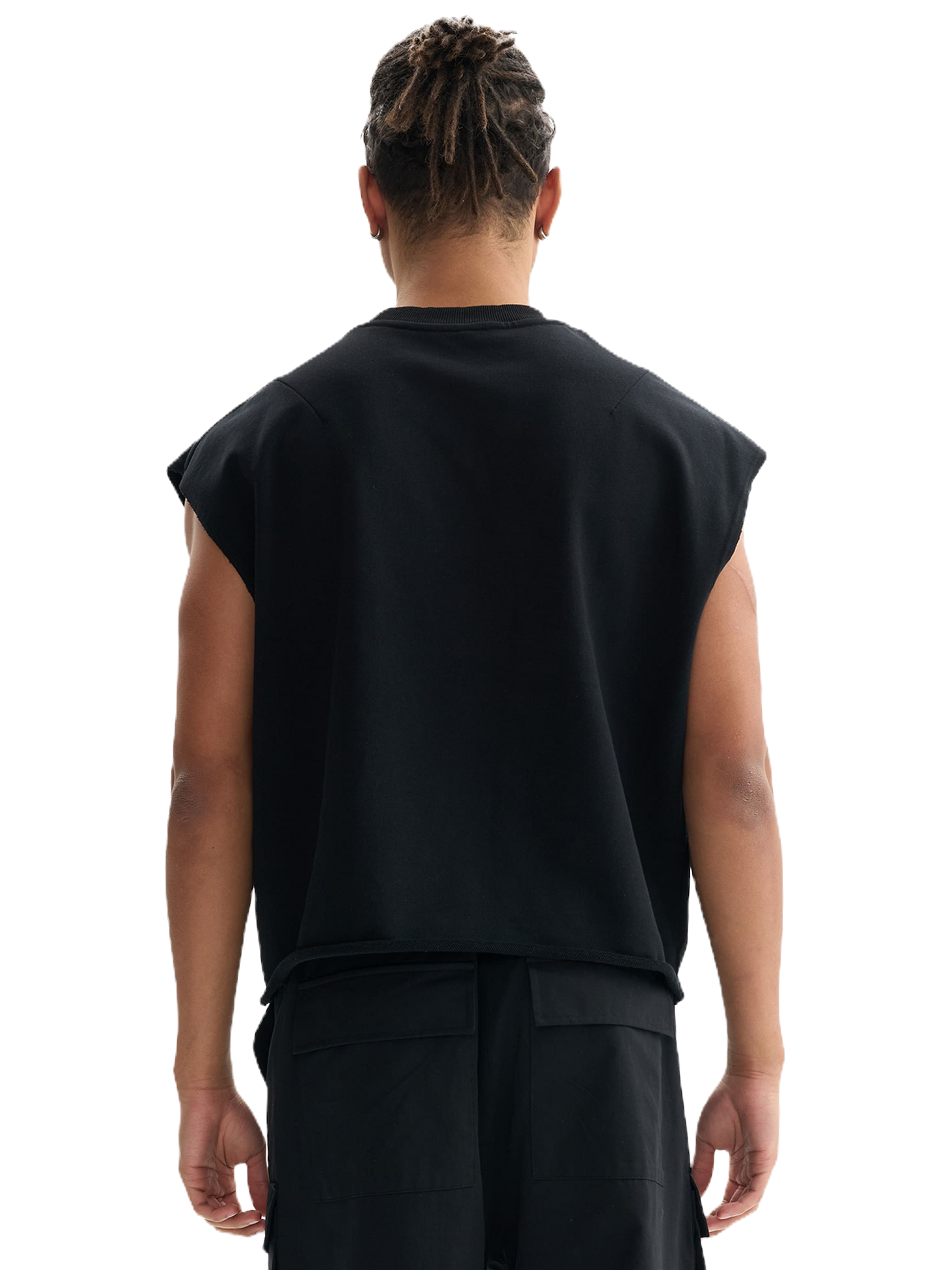 Don't Need Nobody | French Terry Boxy Tank Top