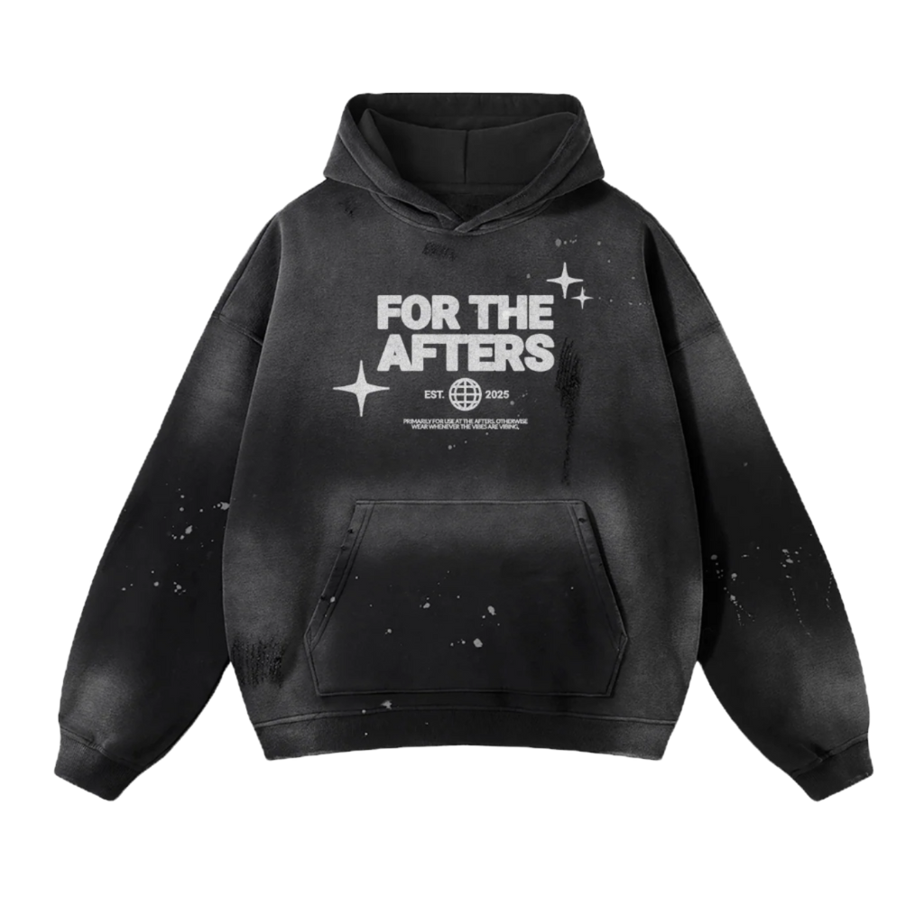/Primarily/ FTA - Vintage Wash Frayed Fleece Hoodie