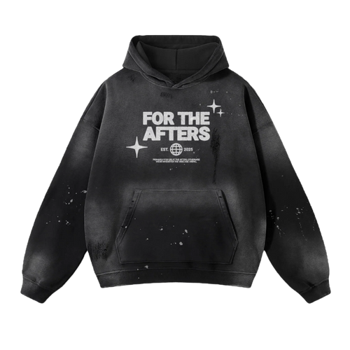 /Primarily/ FTA - Vintage Wash Frayed Fleece Hoodie
