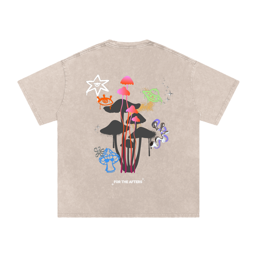 What Are You Wookin At? | Acid Wash Oversized T-Shirt