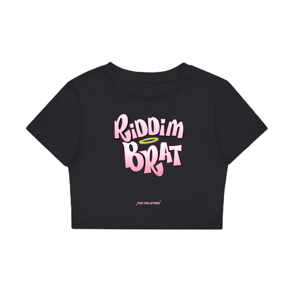 Riddim Angel | Crop Top Baby Tee