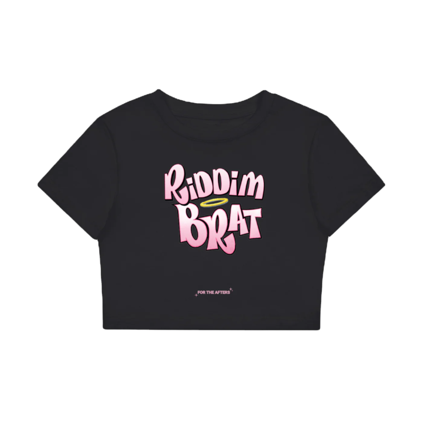 Riddim Angel | Crop Top Baby Tee