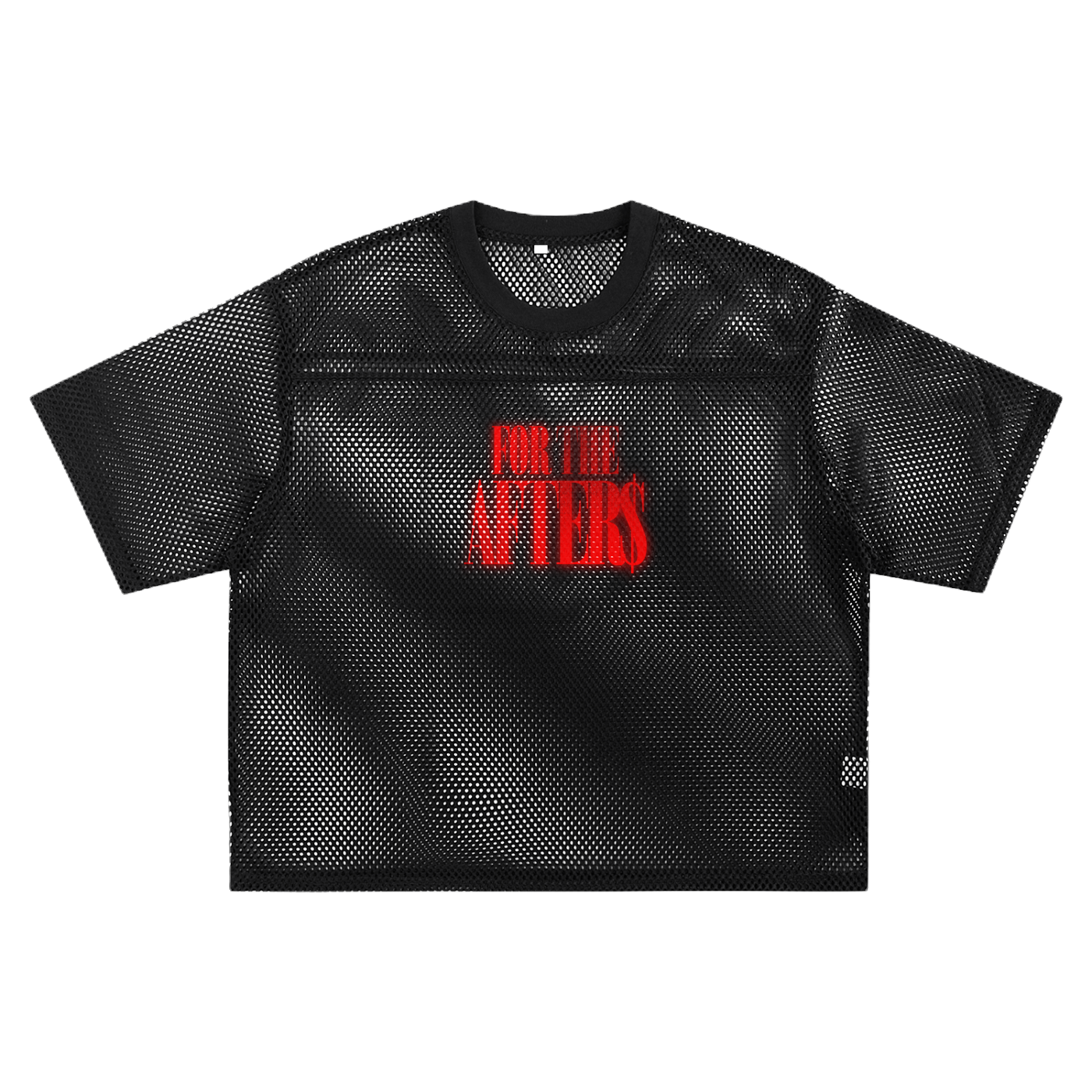 Don't Need Nobody | See-through Boxy Net T-shirt