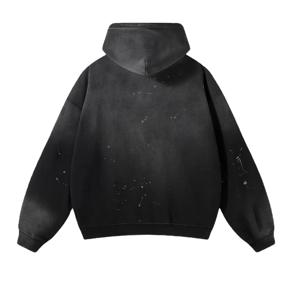 /Primarily/ FTA | Vintage Wash Frayed Fleece Hoodie