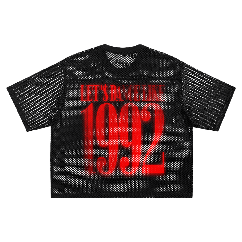 girl$ - See-through Boxy Net T-shirt