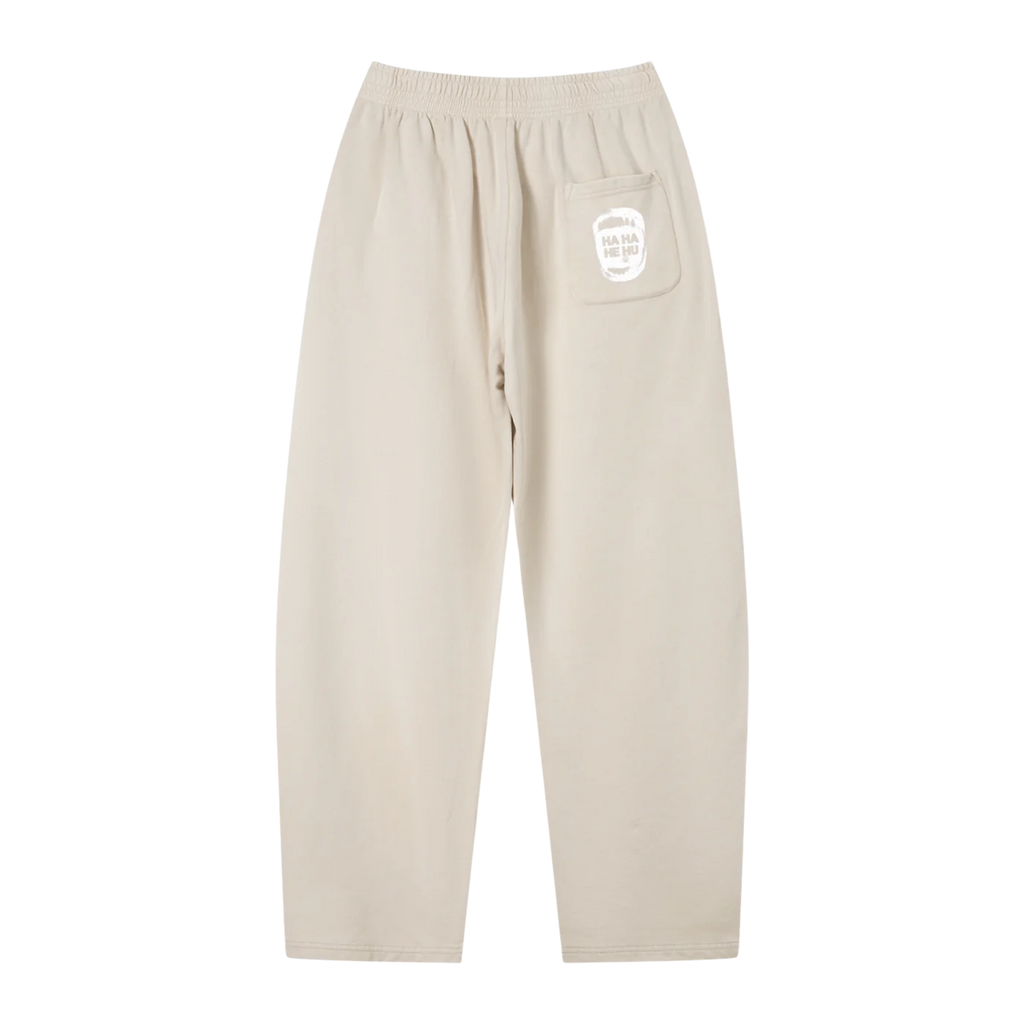 Ha Ha He Hu... Sweatpants :) | Unisex Barrel Leg Sweatpants