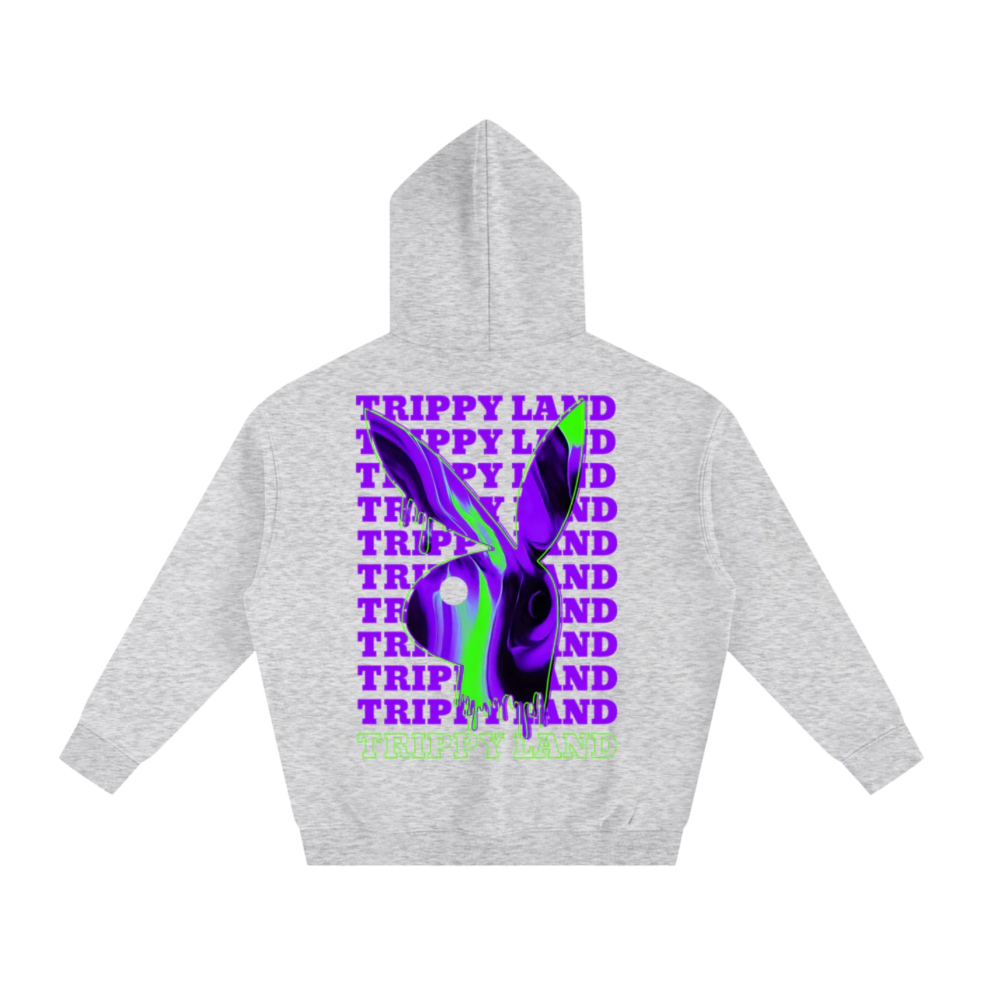 Trippy Land | Sweat à capuche polaire oversize