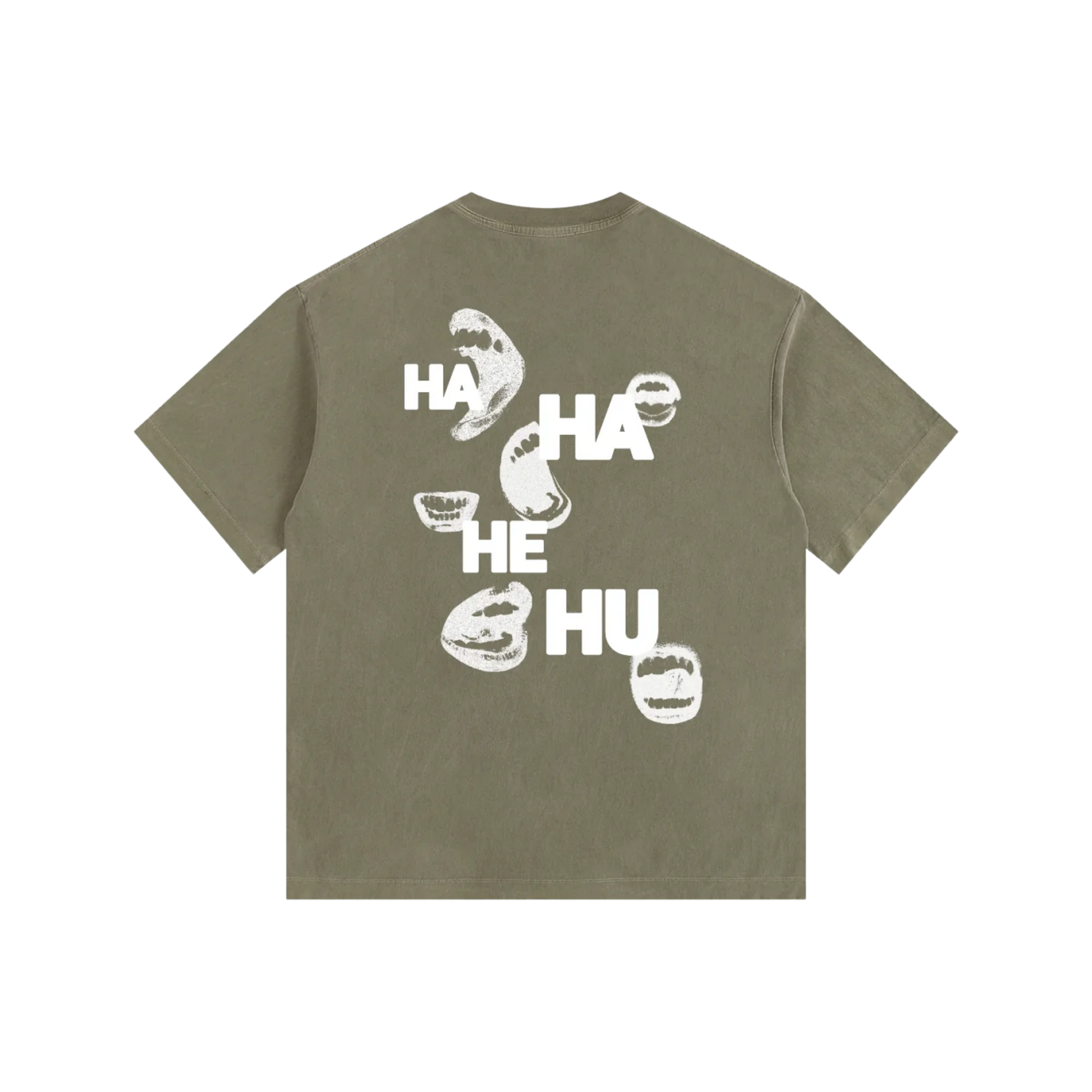 Ha Ha He Hu | Vintage Washed Oversized T-Shirt