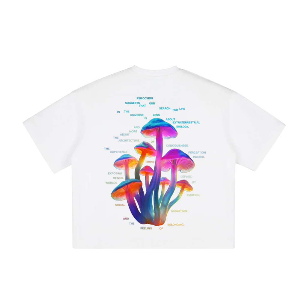 Psilocybine | T-shirt Boxy Vintage Délavé