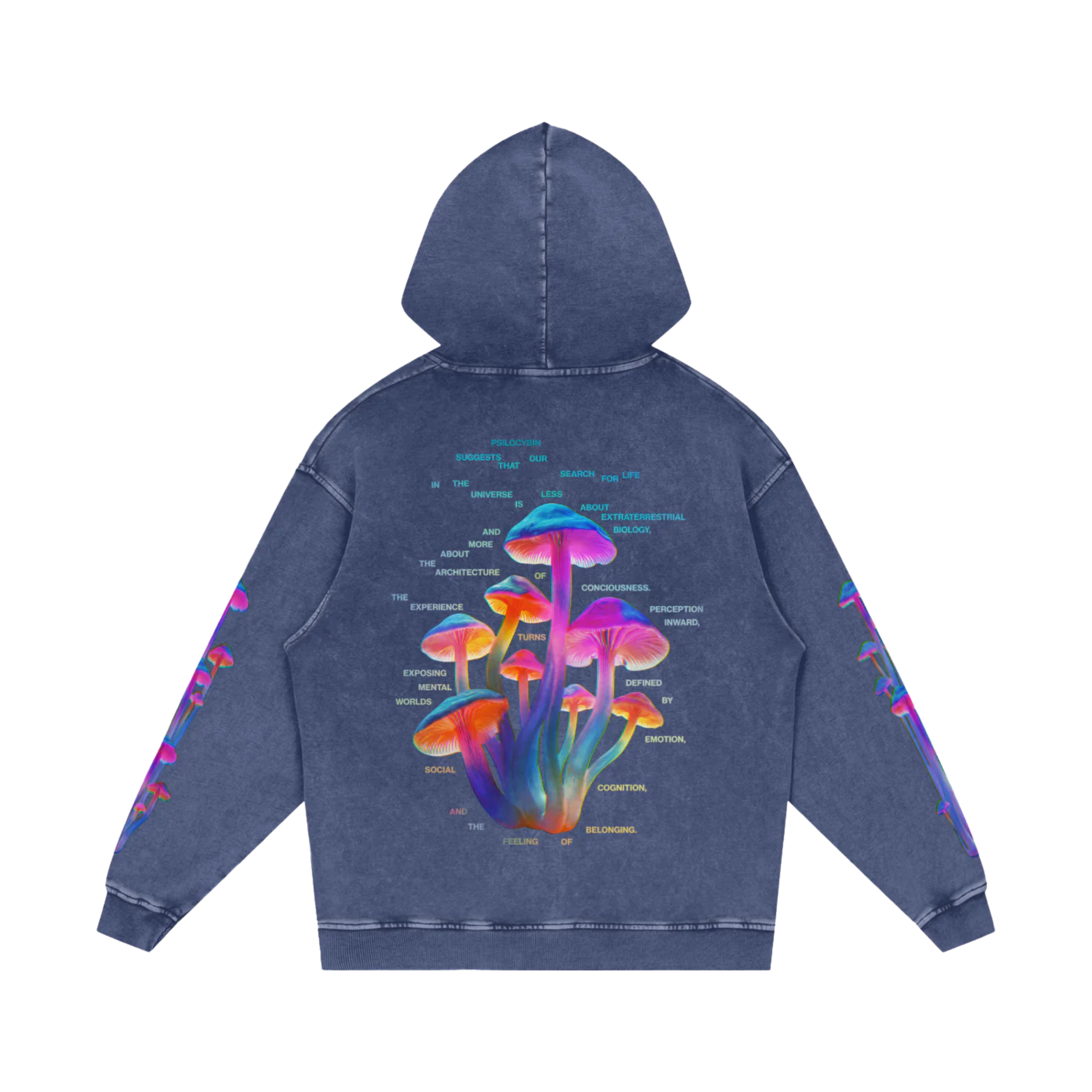 Psilocybin | Acid Washed Oversized Hoodie