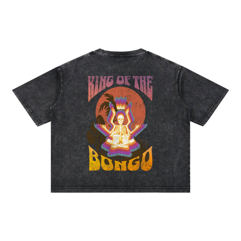 Bongo Bong | Mineral Wash Boxy Cotton T-Shirt