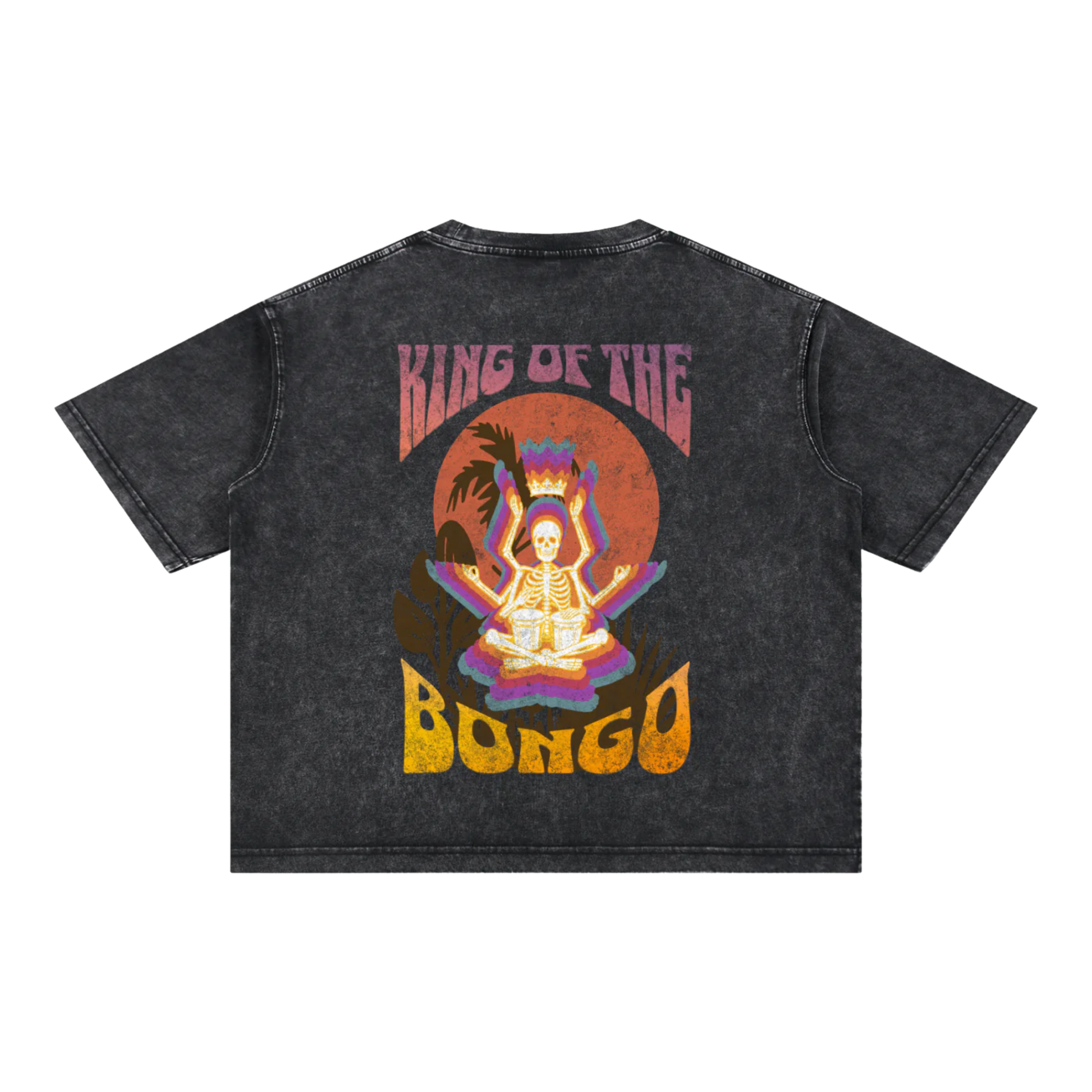 Bongo Bong | Mineral Wash Boxy Cotton T-Shirt