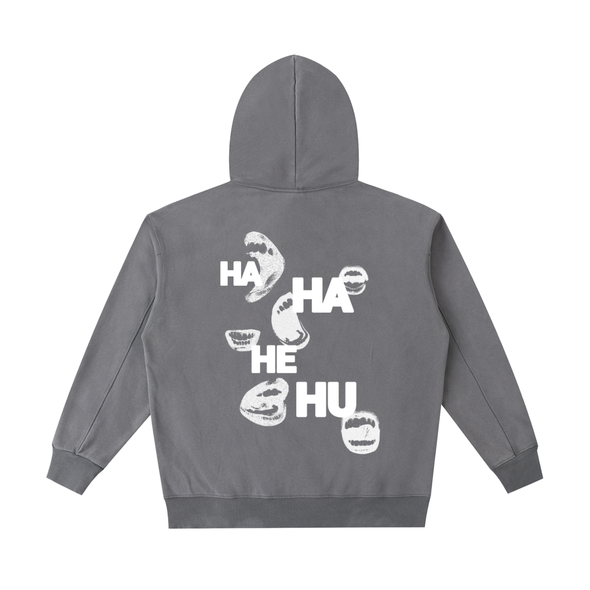 Ha Ha He Hoodie | Vintage Washed Heavyweight Hoodie