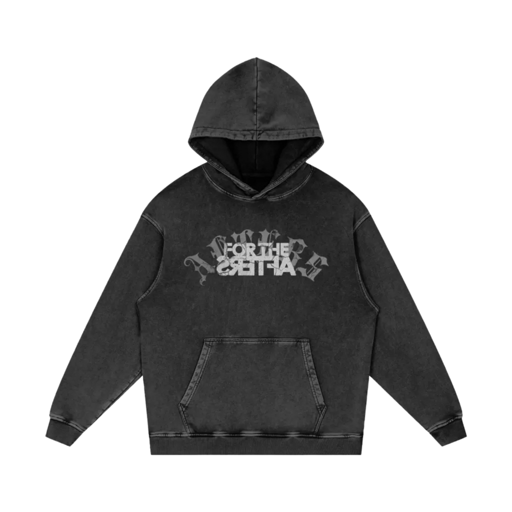 For the Bad@ss | Oversized Acid-Wash Hoodie