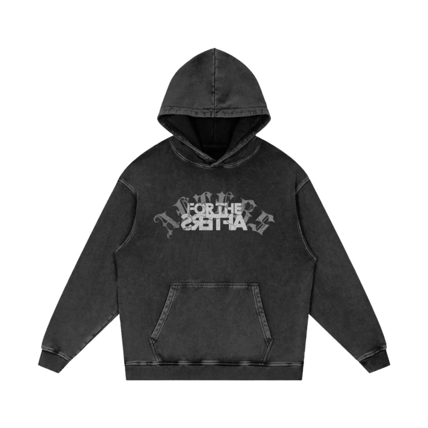 For the Bad@ss | Oversized Acid-Wash Hoodie