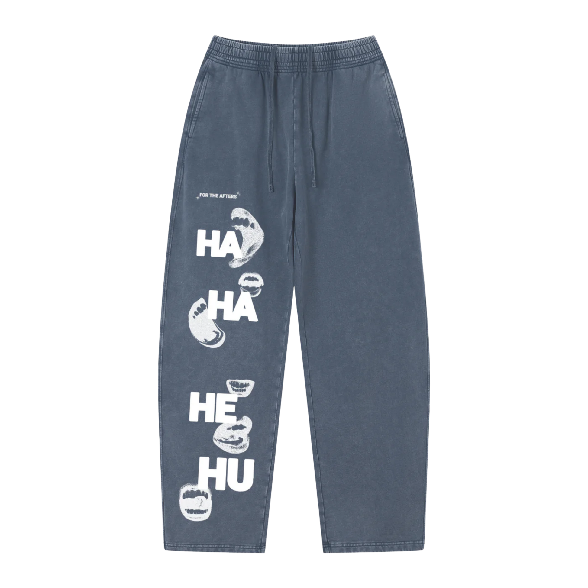 Ha Ha He Hu... Sweatpants :) | Unisex Barrel Leg Sweatpants