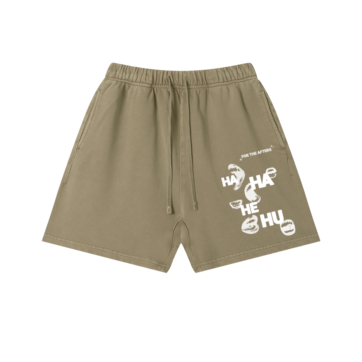 Ha Ha He Hu... Shorts :) | Unisex Vintage Wash Cotton Shorts