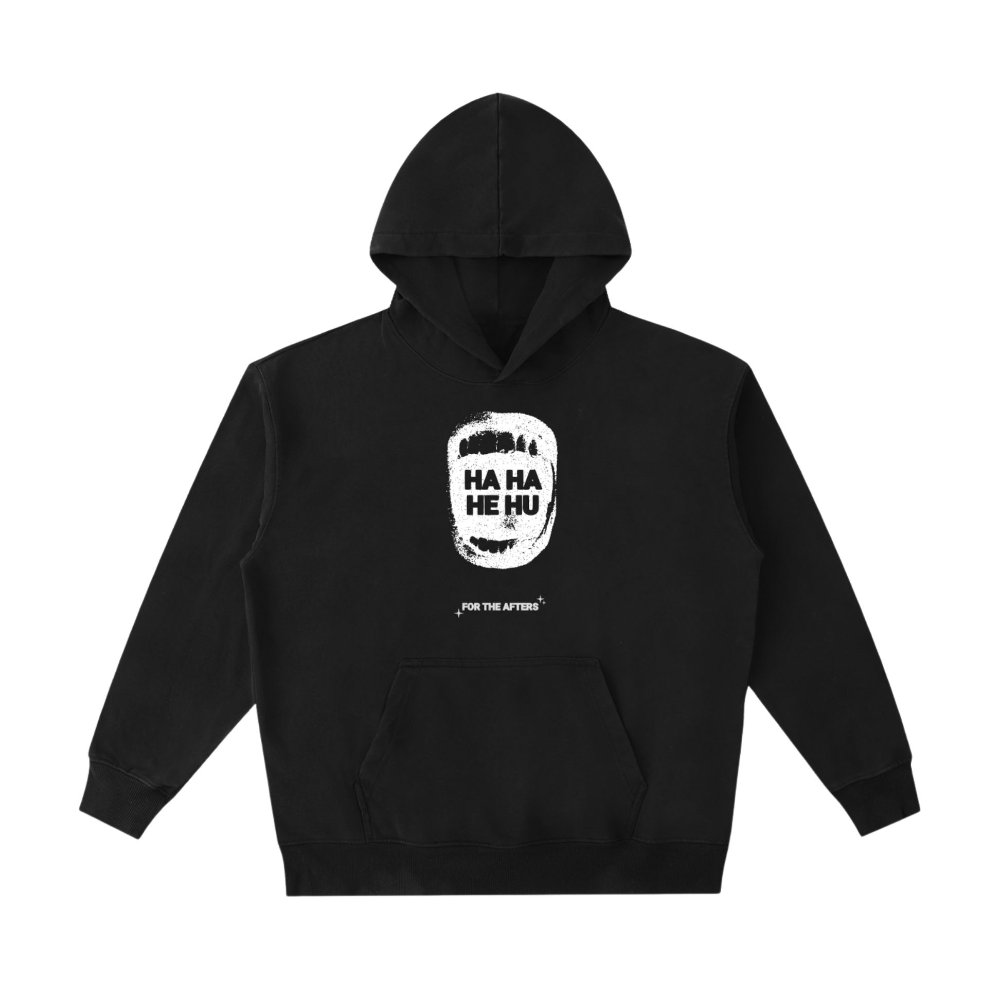 Ha Ha He Hoodie | Vintage Washed Heavyweight Hoodie
