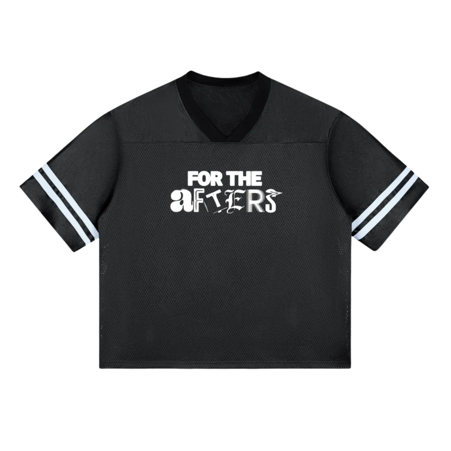 Keep Raves Weird | Taped Mesh T-Shirt (Black)