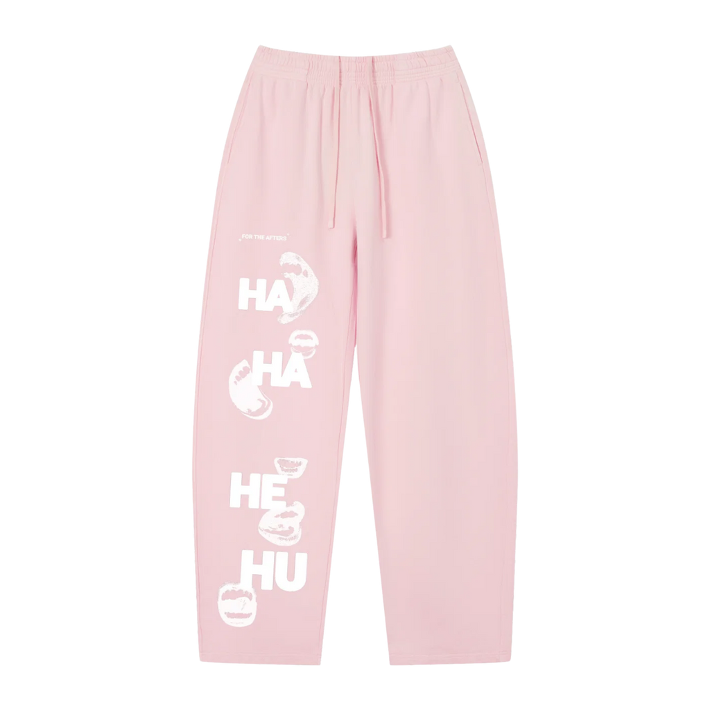 Ha Ha He Hu... Sweatpants :) | Unisex Barrel Leg Sweatpants