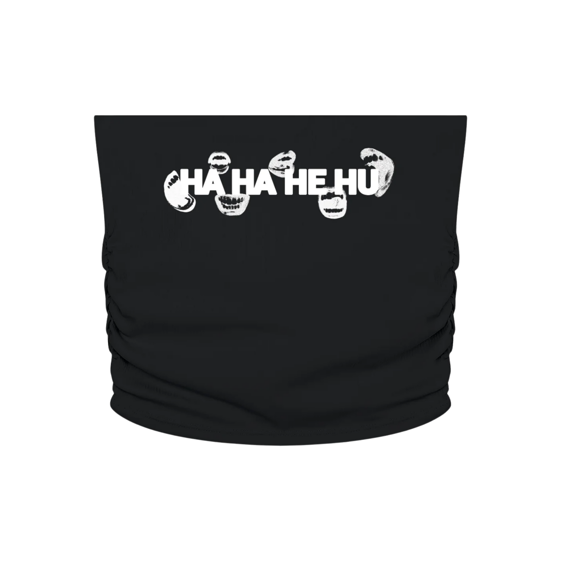 Ha Ha He Hu | Ruched Crop Tube Top