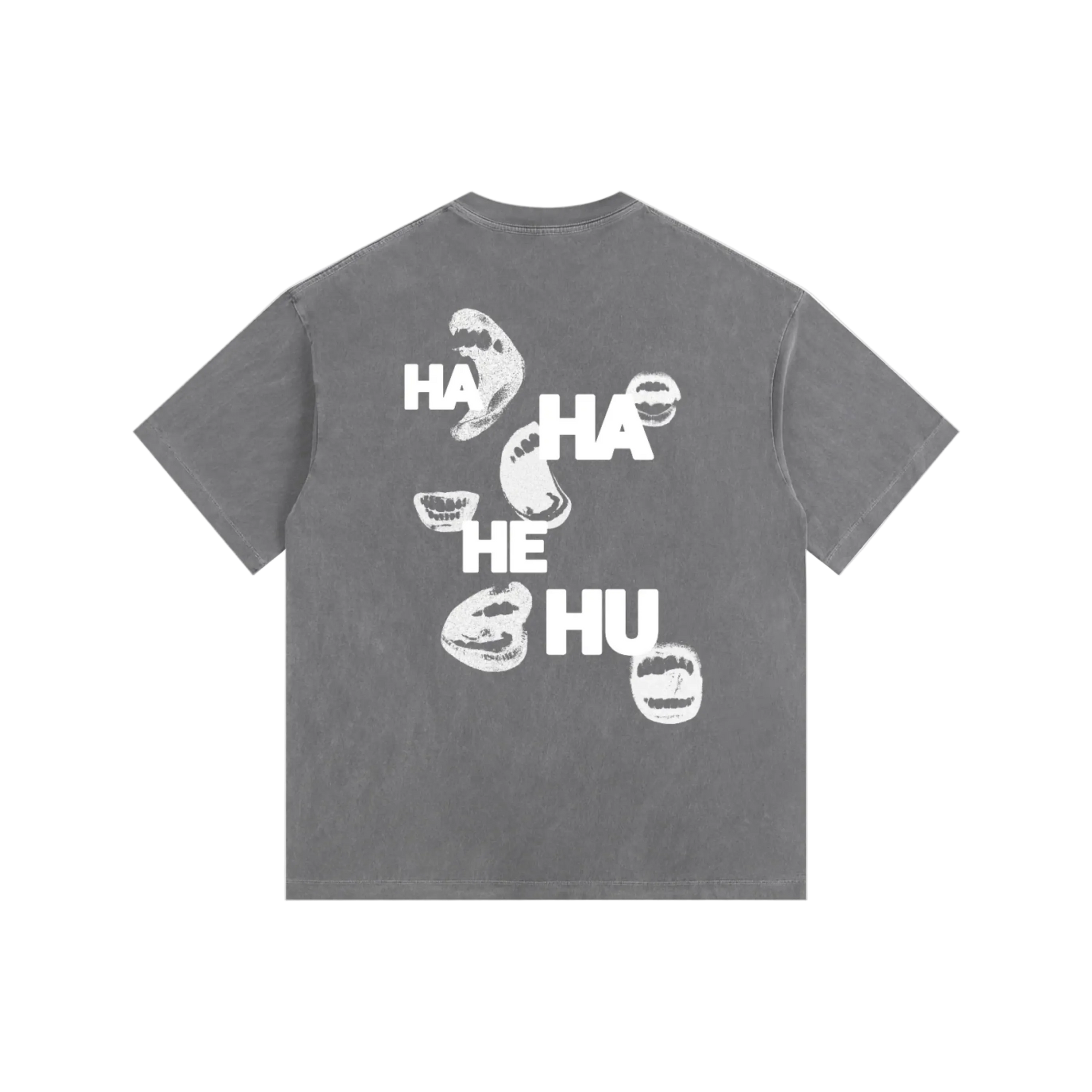 Ha Ha He Hu | Vintage Washed Oversized T-Shirt