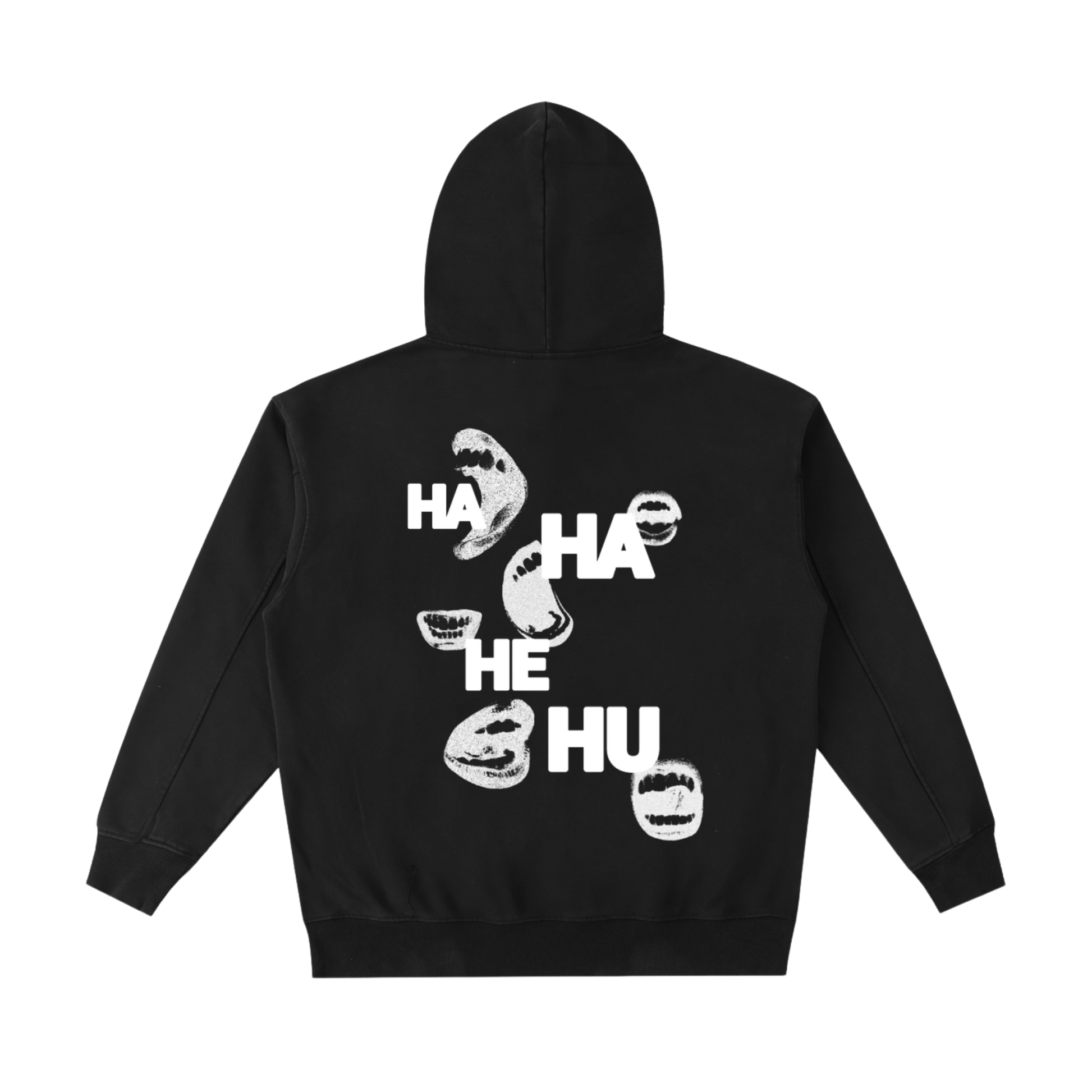 Ha Ha He Hoodie | Vintage Washed Heavyweight Hoodie