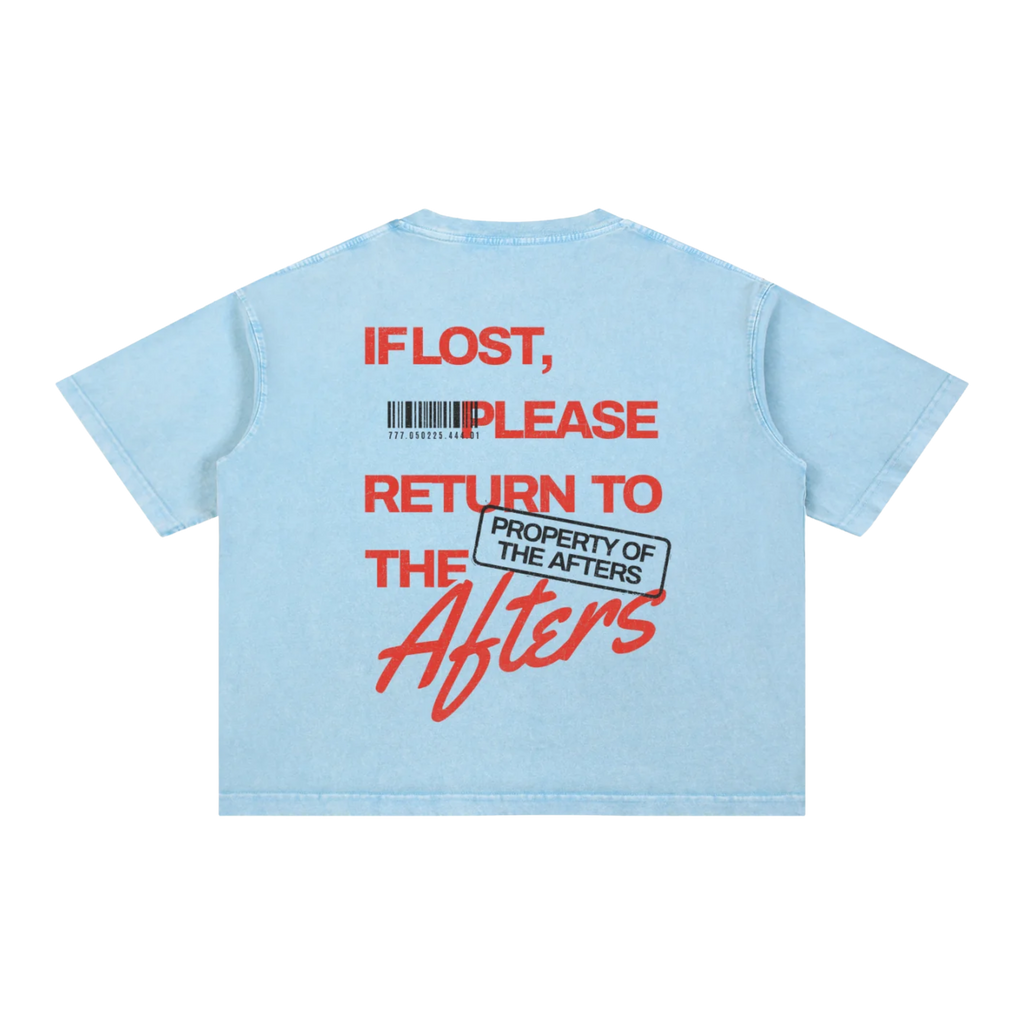 Return to Afters | Acid Wash Boxy T-Shirt