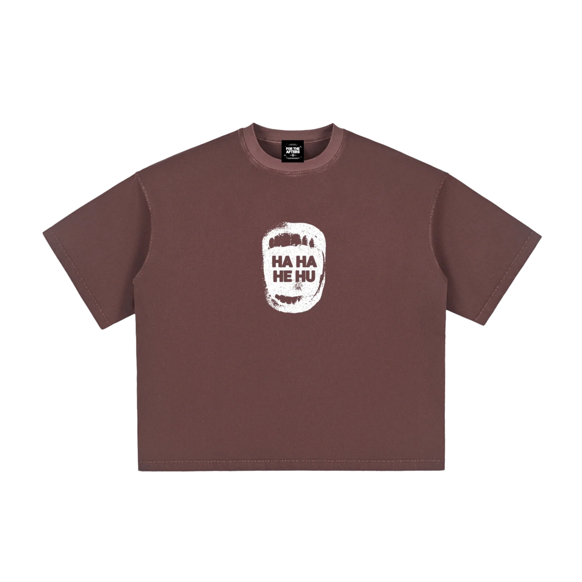 Ha Ha He Hu | Vintage Washed Boxy T-Shirt